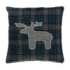 Bute Patchwork Blue Bolster Cushion