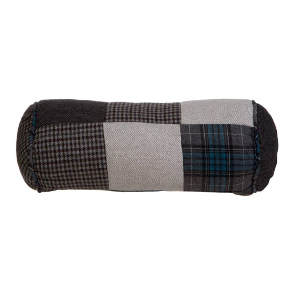 Bute Patchwork Blue Bolster Cushion