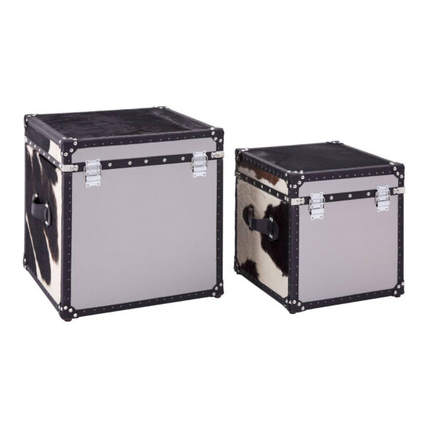 5501102_04__00651.1782100909.jpg Kensington Townhouse Black And White Genuine Cowhide Storage Trunk Set