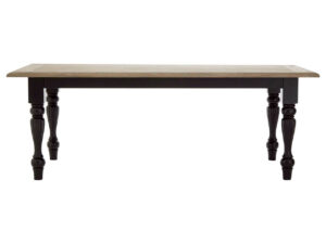 Kensington Townhouse Grey Wash and Antique Black Dining Table