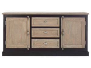 Kensington Townhouse Grey Wash and Antique Black Sideboard