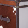 Kensington Townhouse Set of 2 Hair on Leather Storage Trunks
