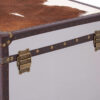 Kensington Townhouse Set of 2 Hair on Leather Storage Trunks