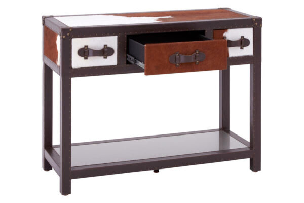 5501172_fcn_01_1__41586.1754487625.jpg Kensington Townhouse Brown And White Genuine Cowhide 3 Drawer Table