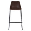 Dalston Mocha Bar Chair With Black Legs