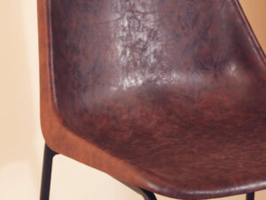Dalston Mocha Bar Chair With Black Legs