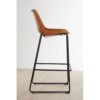 Dalston Camel Bar Chair With Black Legs