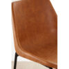 Dalston Camel Bar Chair With Black Legs