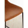 Dalston Camel Bar Chair With Black Legs