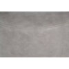 Dalston Ash Grey Faux Leather Pouffe
