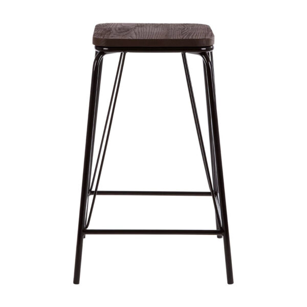 5501299__32080.1767354940.jpg District Black Metal And Elm Wood Stool