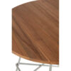 District Grey Metal And Elm Wood Round Dining Table