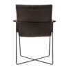 Buffalo Black Leather Quilted Chair