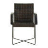 Buffalo Grey Quilted Leather Chair