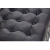 Buffalo Antique Brown Button Tufted Leather Ottoman