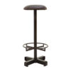 Buffalo Antique Blue Leather Bar Stool