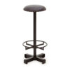Buffalo Antique Blue Leather Bar Stool