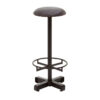 Buffalo Antique Blue Leather Bar Stool