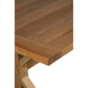 Lyon Grey Finish Oak Wood Dining Table