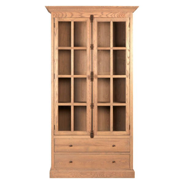 5501640__60559.1768911992.jpg Lyon Washed Grey Finish Oak Wood Tall Cabinet