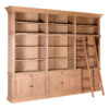 5501643_01__94897.1754489302.jpg Lyon Washed Grey Oak Wood Large Bookcase With Ladder