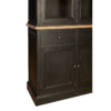 Lyon Black Oak Wood Large Cabinet