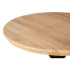 Lyon Whitewash Top Black Dining Table