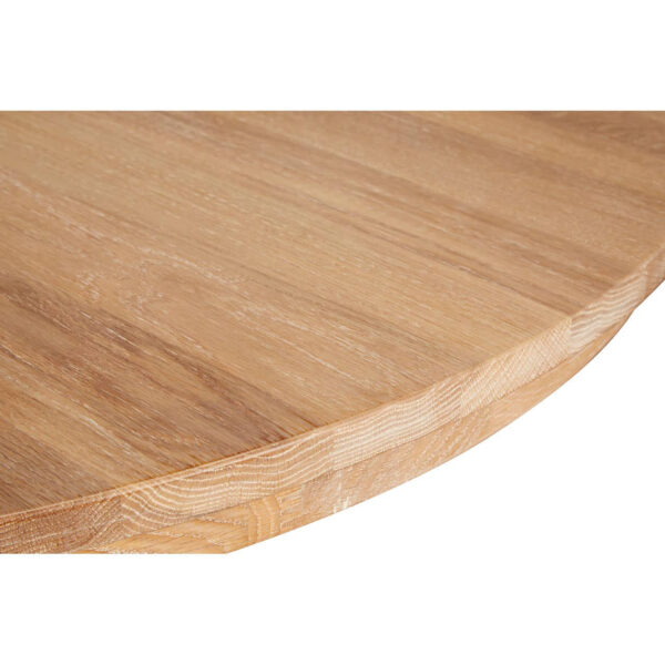 Lyon Whitewash Top Black Dining Table