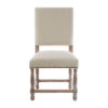 Lyon White Oak Wood Chair Weave Seat