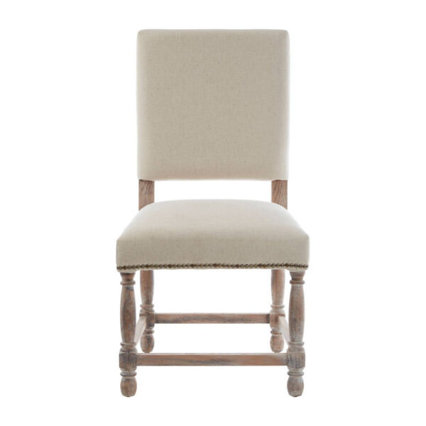 Lyon White Oak Wood Chair Weave Seat