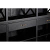 Lyon Black Birchwood Large Cabinet