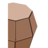 Kensington Townhouse Rose Gold Finish Side Table.