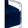 Clarence Navy Blue Velvet Armchair