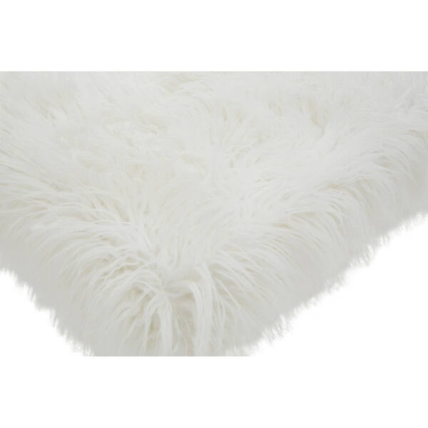 Clarence Fur Effect Bench with Gold Legs