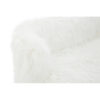 Clarence Fur Effect 2 Seater Sofa with Gold Legs
