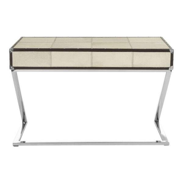 5501750_03__88122.1777013122.jpg Kensington Townhouse Natural Hair on Leather Console Table with Drawers
