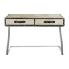 5501750__81851.1777013122.jpg Kensington Townhouse Natural Hair on Leather Console Table with Drawers