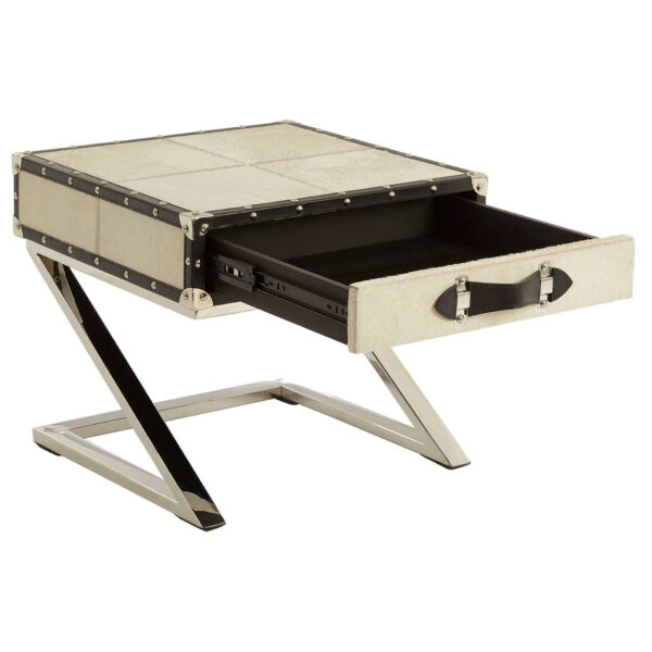 5501752_fcn_01__27618.1754489780.jpg Kensington Townhouse Natural Hair on Leather Leather Side Table with Drawer