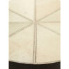 Kensington Townhouse Grey Hair on Leather Round Side Table