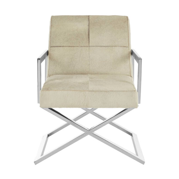 Kensington Townhouse Grey Hair on Leather Chair