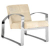 Kensington Townhouse Natural Hair on Leather Chair