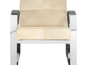 Kensington Townhouse Natural Hair on Leather Chair