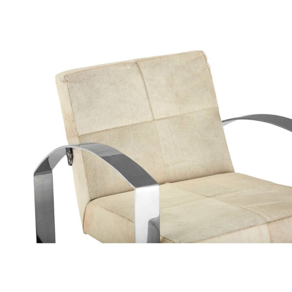 Kensington Townhouse Natural Hair on Leather Chair