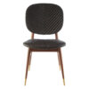 5501931__38573.1770360531.jpg Kenso Black Leather and Walnut Wood Dining Chair
