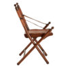 Inca Brown Leather Folding Chair