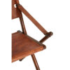Inca Brown Leather Folding Chair