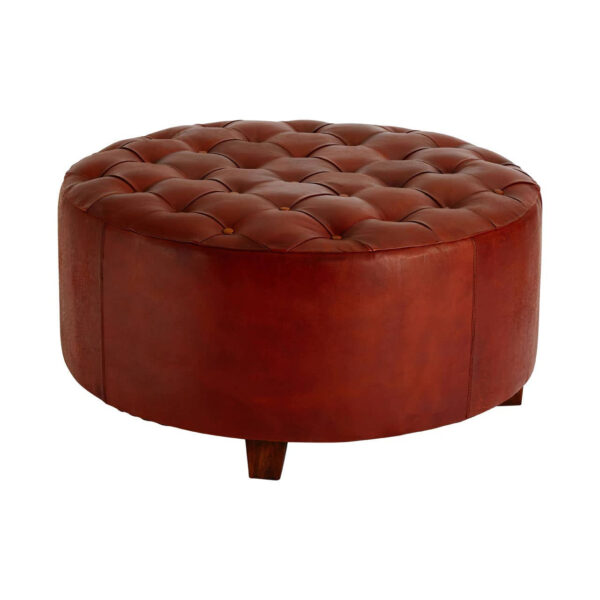 5501991_01__34497.1768563860.jpg Inca Round Button Tufted Antique Brown Leather Large Stool