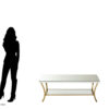 Kensington Townhouse Silver Coffee Table