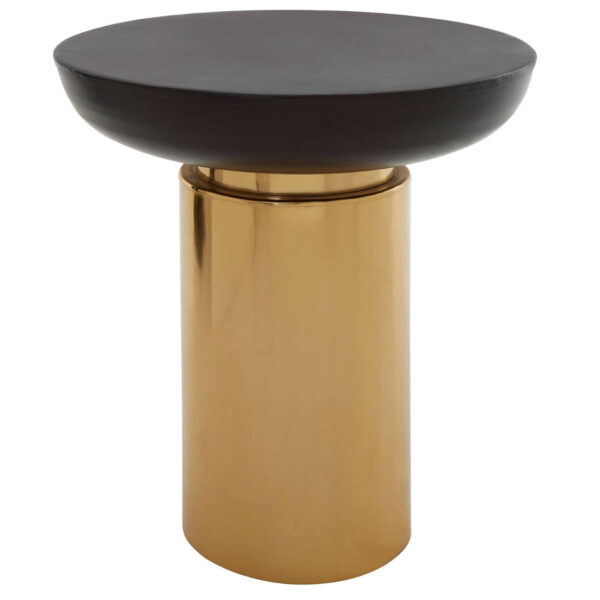 5502799_01__52481.1781247065.jpg Kensington Townhouse Black and Gold Side Table with Column Base