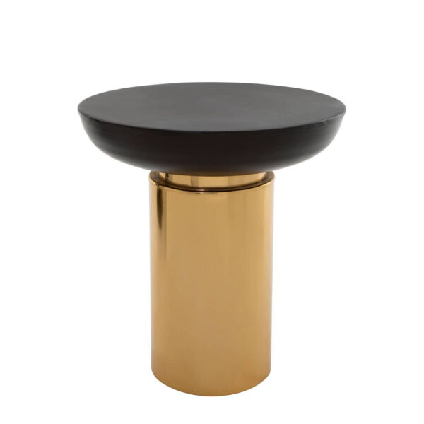 5502799__99354.1781247065.jpg Kensington Townhouse Black and Gold Side Table with Column Base